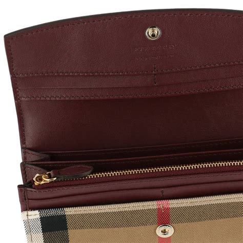 burberry wallet burgundy|burberry wallets outlet.